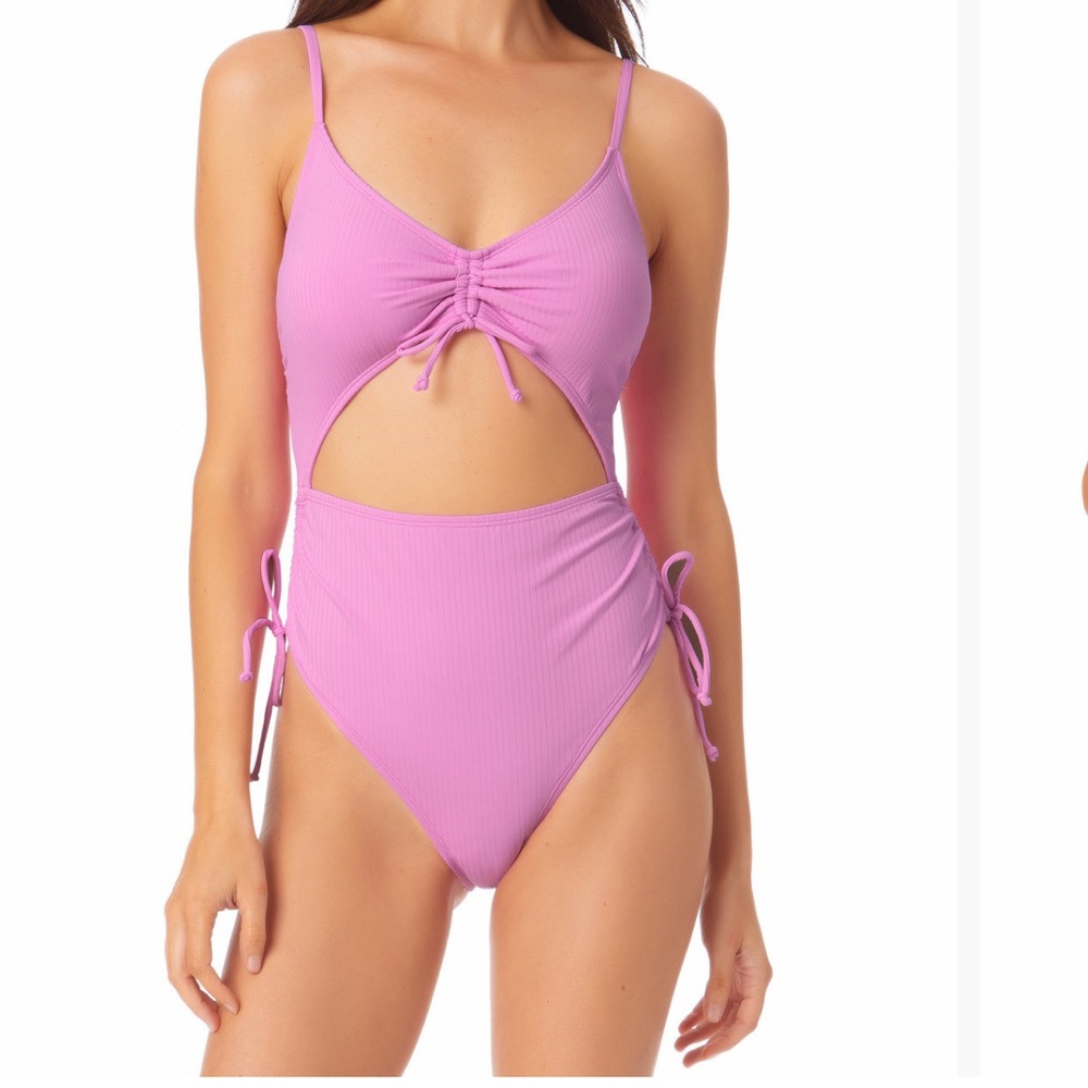 California Waves Cutout One Piece Swimsuit